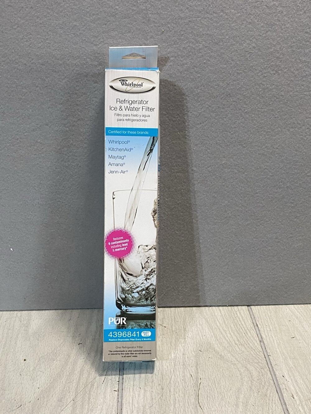 NEW Whirlpool 4396841 Replacement Refrigerator Ice Water Filter